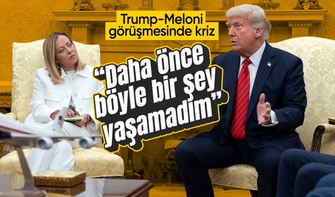 Beyaz Saray'da Meloni-Trump görüşmesinde tercüme krizi: Meloni ingilizceye geçti
