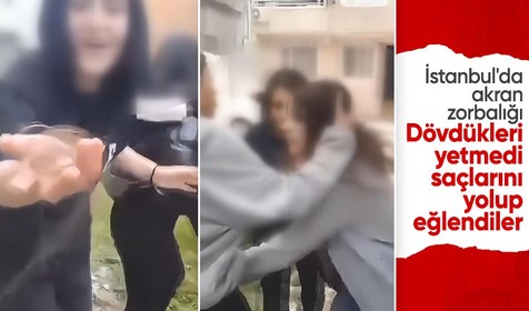 İstanbul'da akran zorbalığı! Dövdükleri yetmedi, saçlarını yolup eğlendiler