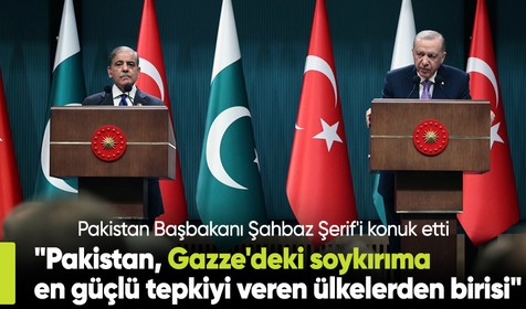 Cumhurbaşkanı Erdoğan, Pakistan Başbakanı Şahbaz Şerif'i konuk etti