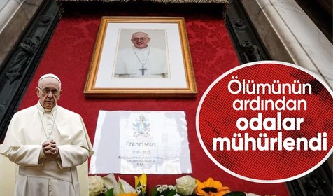 Papa'nın ölümünün ardından odalar mühürlendi, balıkçı yüzüğü imha edildi