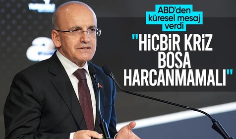 Bakan Şimşek ABD'de konuştu: Uyguladığımız program yolunda gidiyor