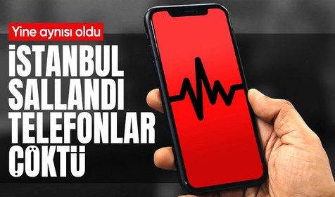 İstanbul'da hissedilen deprem sonrası telefon hatları çöktü