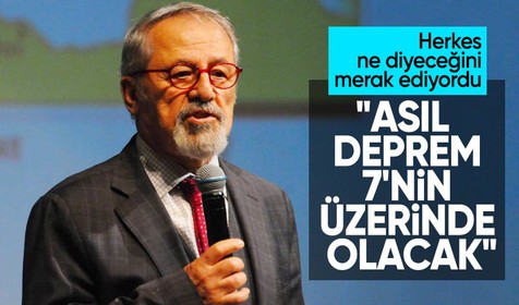 Prof. Dr. Naci Görür'den deprem açıklaması: Asıl deprem daha büyük ve 7'nin üzerinde olacak!