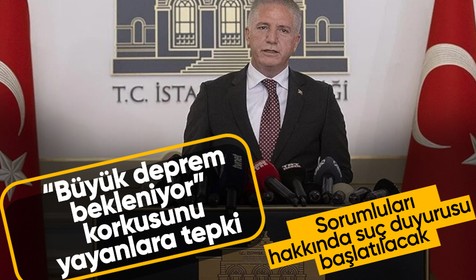 İstanbul Valisi Gül'den sosyal medyada deprem korkusu yayan dezenformasyon uyarısı