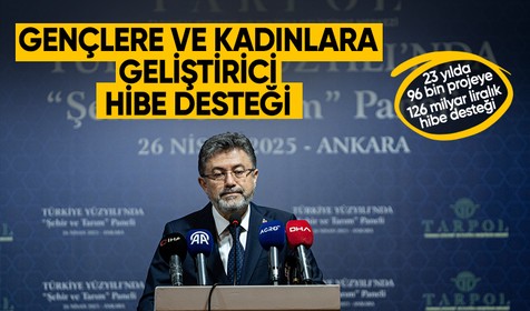 Bakan Yumaklı: Hibe ve desteklere devam ediyoruz