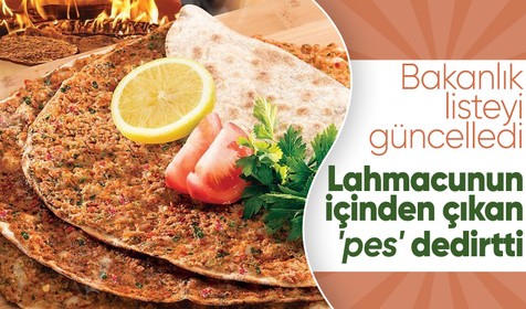 Bakanlık listeyi güncelledi! Sultangazi'deki işletmede skandal: Lahmacunun içinden çıkan şoke etti