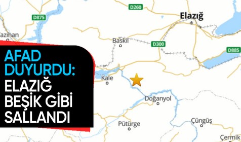 Elazığ'da korkutan deprem