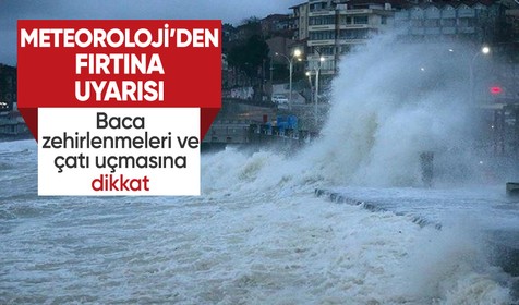 Karadeniz'de fırtına uyarısı