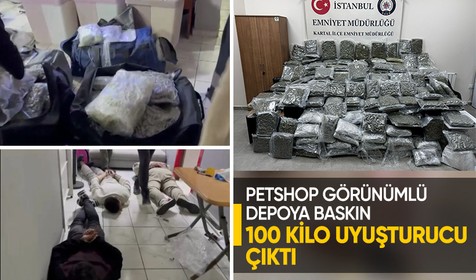Maltepe'de uyuşturucu operasyonu: 100 kilo uyuşturucu çıktı