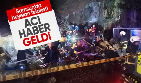 Samsun'da heyelan: Baba ve iki çocuğu hayatını kaybetti