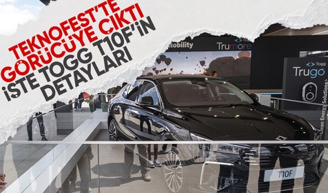 Togg T10F TEKNOFEST’te görücüye çıktı: Daha uzun menzil, daha akıllı iç tasarım