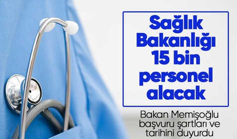 Sağlık Bakanlığı'ndan 15 bin sözleşmeli personel müjdesi... KPSS puanına göre başvurulacak