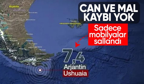 Arjantin'de 7.4 büyüklüğünde deprem | Can ve mal kaybı yok: Sadece mobilyalar sallandı