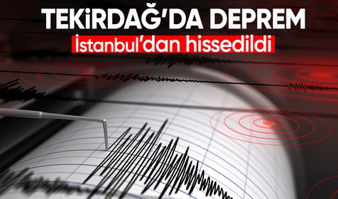 İstanbul'da hissedilen bir deprem oldu