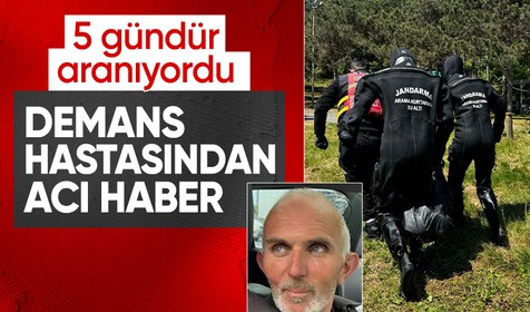 Kayıp olarak aranan Demans hastası İshak Öztürk'ten acı haber geldi