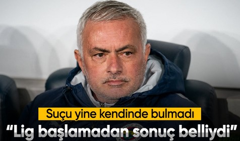 Mourinho'dan Beşiktaş yenilgisi sonrası açıklama: Lig başlamadan sonuç belliydi