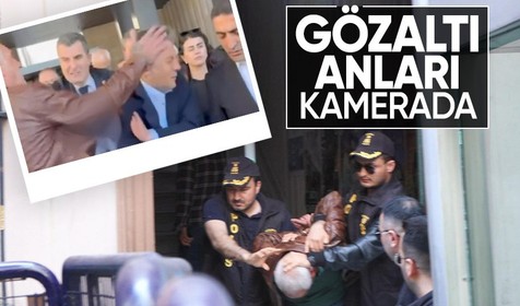 Özgür Özel'e yumruk attı! Saldırganın gözaltına alındığı anlar kamerada