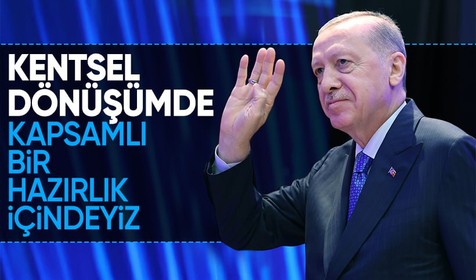 Cumhurbaşkanı Erdoğan'ndan Türk Kızılay Genel Kurulu'nda: Kentsel dönüşümde kapsamlı bir hazırlık içindeyiz