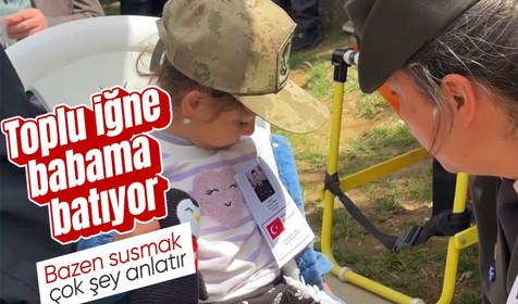 Şehit Uzman Çavuş Önder Özen'in minik kızı yürekleri dağladı: Toplu iğne babama batıyor