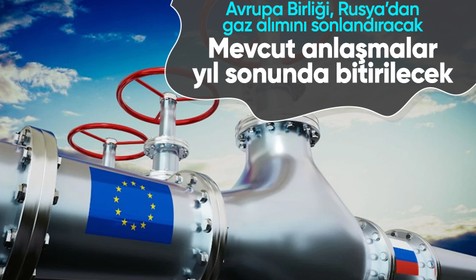 AB, Rusya'dan gaz almayı sonlandıracak