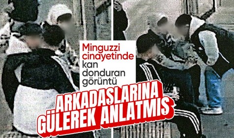 Ahmet Minguzzi cinayetinde kan donduran görüntü: Katil, bıçakladığını gülerek anlatmış