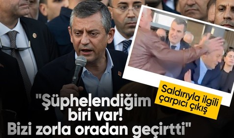 Özgür Özel'den yumruklu saldırıyla ilgili dikkat çeken iddia: Şüpheyle yaklaştığım bir kişi var! Bizi zorla oradan geçirtti