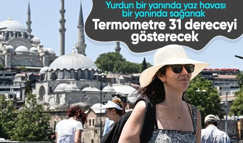 Sıcaklık artıyor! Termometreler 31 dereceyi gösterecek