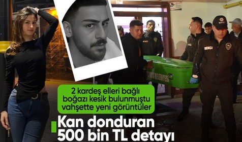 Sivas'ta 2 kardeş elleri bağları, boğazı kesik bulunmuştu, yeni görüntüler çıktı! Kardeş katliamında kan donduran 500 bin TL detayı