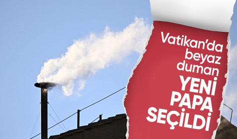 Vatikan'da beyaz duman: Yeni Papa seçildi