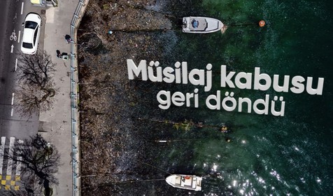 İstanbul'da müsilaj alarmı! Kınalıada açıkları beyaza büründü