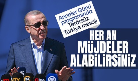 Erdoğan'dan terörsüz Türkiye mesajı: Her an müjdeleri alabilirsiniz, alacaksınız da