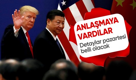 ABD ve Çin'den tarihi ticaret anlaşması: Beyaz Saray duyurdu, detaylar pazartesi günü geliyor