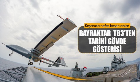 Bayraktar TB3 DENİZKURDU-2025 Tatbikatı'nda