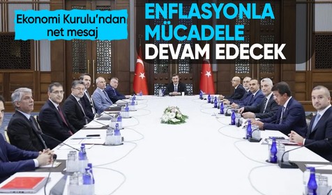 EKK toplandı: Enflasyonla mücadele kararlılıkla sürecek