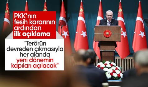 Cumhurbaşkanı Erdoğan: Terörün devreden çıkmasıyla her alanda yeni dönemin kapıları açılacak