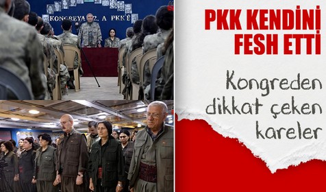 PKK kendini feshetti! Fesih kongresinden dikkat çeken kareler
