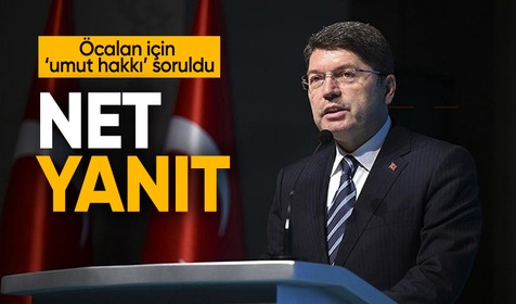 Adalet Bakanı Tunç'tan 'Öcalan' sorusuna net cevap: Böyle bir durum söz konusu değil