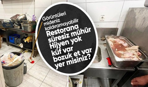 Mide bulandıran görüntülerin adresi Antalya! Hijyen yok, küf var, bozuk et var: Süresiz mühürlendi