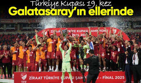 Türkiye Kupası'nda şampiyon Galatasaray