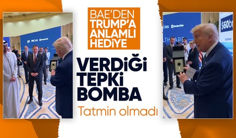 BAE'den Donald Trump'a anlamlı hediye! Tatmin olmadı: Heyecanlanmamı beklemeyin