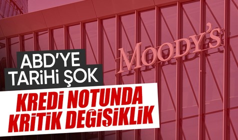 Moody's’ten ABD’ye tarihi şok: Yıllar sonra kredi notu düştü