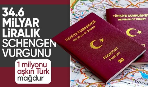 34.6 milyar liralık Schengen vurgunu! 1 milyonu aşkın Türk vatandaş mağdur