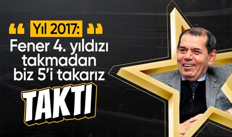 5. yıldızı Fenerbahçe'den önce takarız diyen Dursun Özbek dediğini yaptı