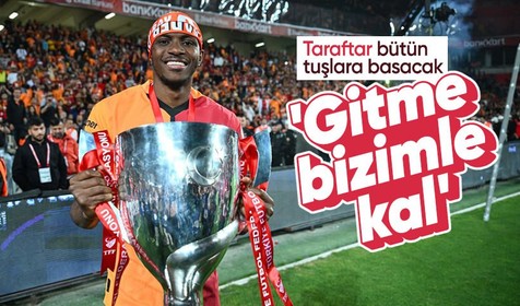 Galatasaray taraftarında büyük hazırlık! Victor Osimhen gitmesin diye harekete geçtiler