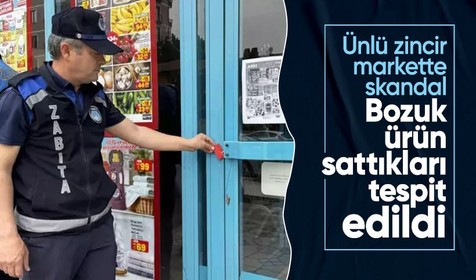 Ünlü zincir markette skandal! Bozuk ürün sattıkları tespit edildi