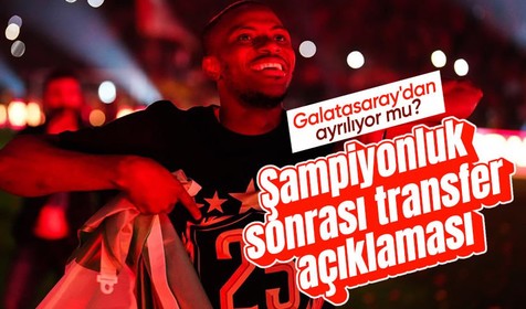 Osimhen Galatasaray'dan ayrılıyor mu? Şampiyonluk sonrası transfer açıklaması