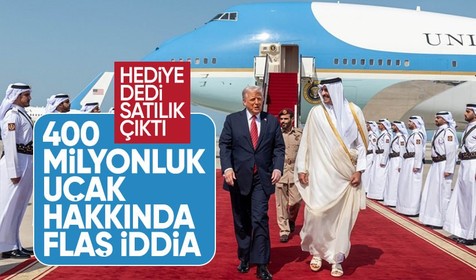 Hediye mi satılık mı? Trump'ın Katar'dan aldığı 400 milyon dolarlık uçak için flaş iddia