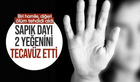 Samsun'da korkunç istismar! Sapık dayı 2 yeğenini tecavüz etti: Biri hamile, diğeri ölüm tehdidi aldı