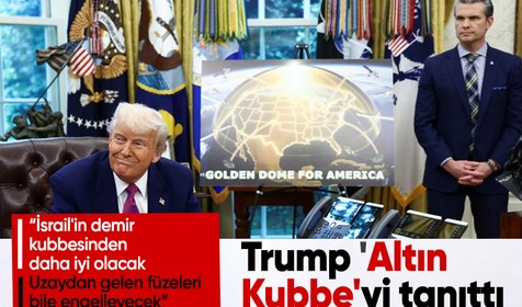 ABD Başkanı Donald Trump: "Yeni bir savunma sistemi yapıyoruz. ABD'nin 'Altın Kubbe'si olacak"