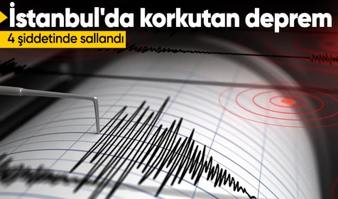İstanbul'da 4 büyüklüğünde deprem! AFAD duyurdu: Merkezi Büyükçekmece...